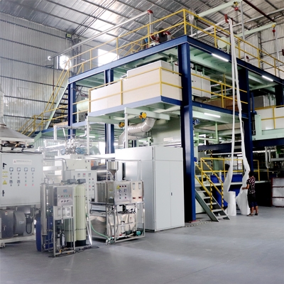 ABB 1500T Annual Non Woven Fabric Production Line With Siemens AC Motor